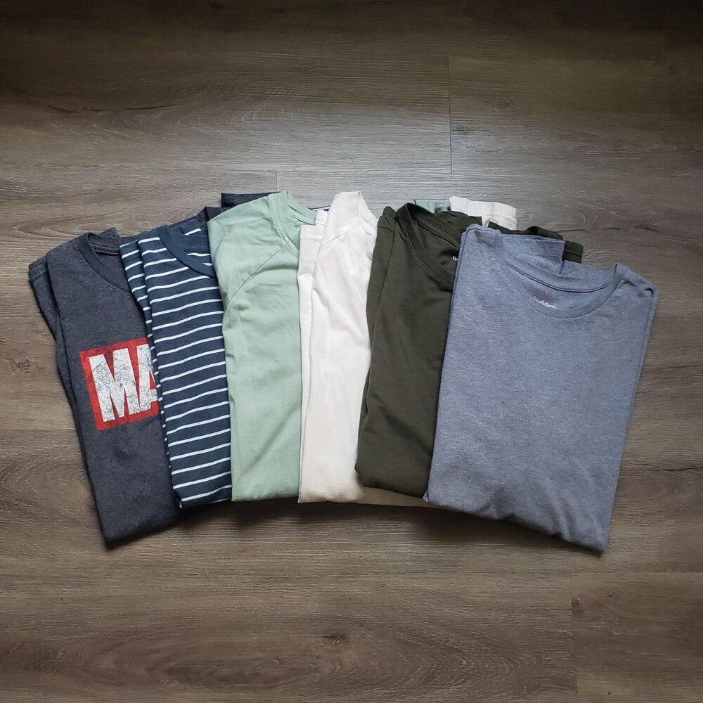 Lot of 6 Men's Tshirts XL Goodfellow & Co, Stori, JCrew